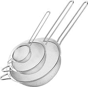 Cuisinart Mesh Strainers, Stainless Steel, Dishwasher Safe, 3-Count