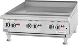 Garland GTGG24-G24M Heavy Duty Countertop Gas Griddle with 23-5/8"W x 23"D Cooking Surface & Manual Controls