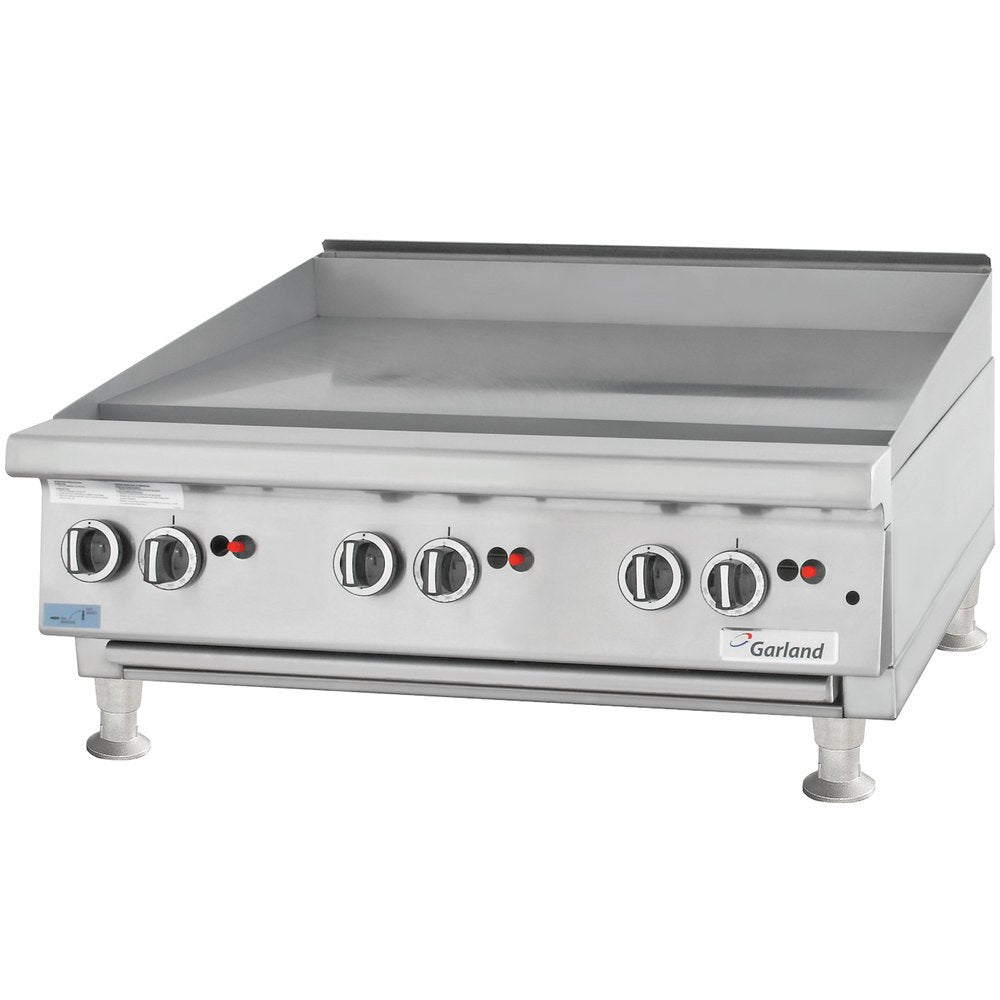 Griddle, Countertop, Gas, 60" Wide, (28,000 Btu Every 12") by Garland – Stainless Steel, Metallic, Model GTGG60-GT60M