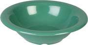 Thunder Group Color green melamine dinnerware collection 7.25 inch soup bowl - 15 oz, comes in dozen
