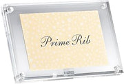 Tablecraft Rectangular Magnetic Card/Sign Holder, 4-Inch by 2-1/2-Inch