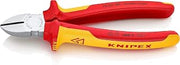 KNIPEX 70 06 180 Diagonal Cutter 7,09" chrome plated/VDE-tested