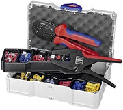 KNIPEX 97 90 22 Crimp Assortments with crimping pliers and insulation stripper