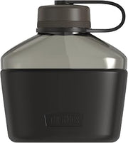 THERMOS ALTA Series, Plastic Canteen Bottle 34 Ounce, Espresso Black | BPA Free Material