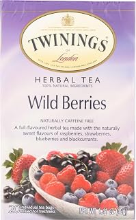 B25886 Twinings Herbal Wild Berries Tea - 6x20 Bag