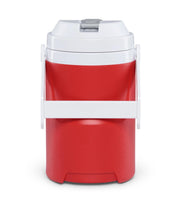 00031261 Laguna Sports Beverage Cooler Jug with Chain Link Fence Hooks by Igloo – 1/2 Gallon, 0.5 gallons, Plastic, Red