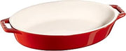 STAUB Ceramic 9-inch Oval Baking Dish - Cherry