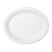 Responsible Products 12 x 10 inch (50 Count) / Classic White / Casual Plates