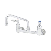 Double Pantry Faucet by T&S Brass – not_applicable, Brass, White, Model B-2414