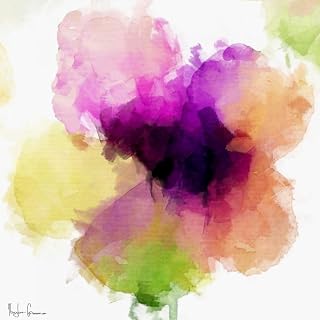 ArtExpert Watercolor Floral I by Taylor Greene - 12x12 Art Print Poster