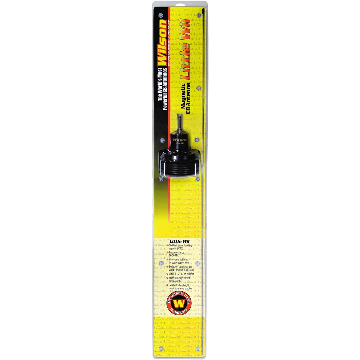Wilson Antennas Little Wil Magnet Mount Cb Antenna Kit by Wilson Electronics – Black, Model 305-38