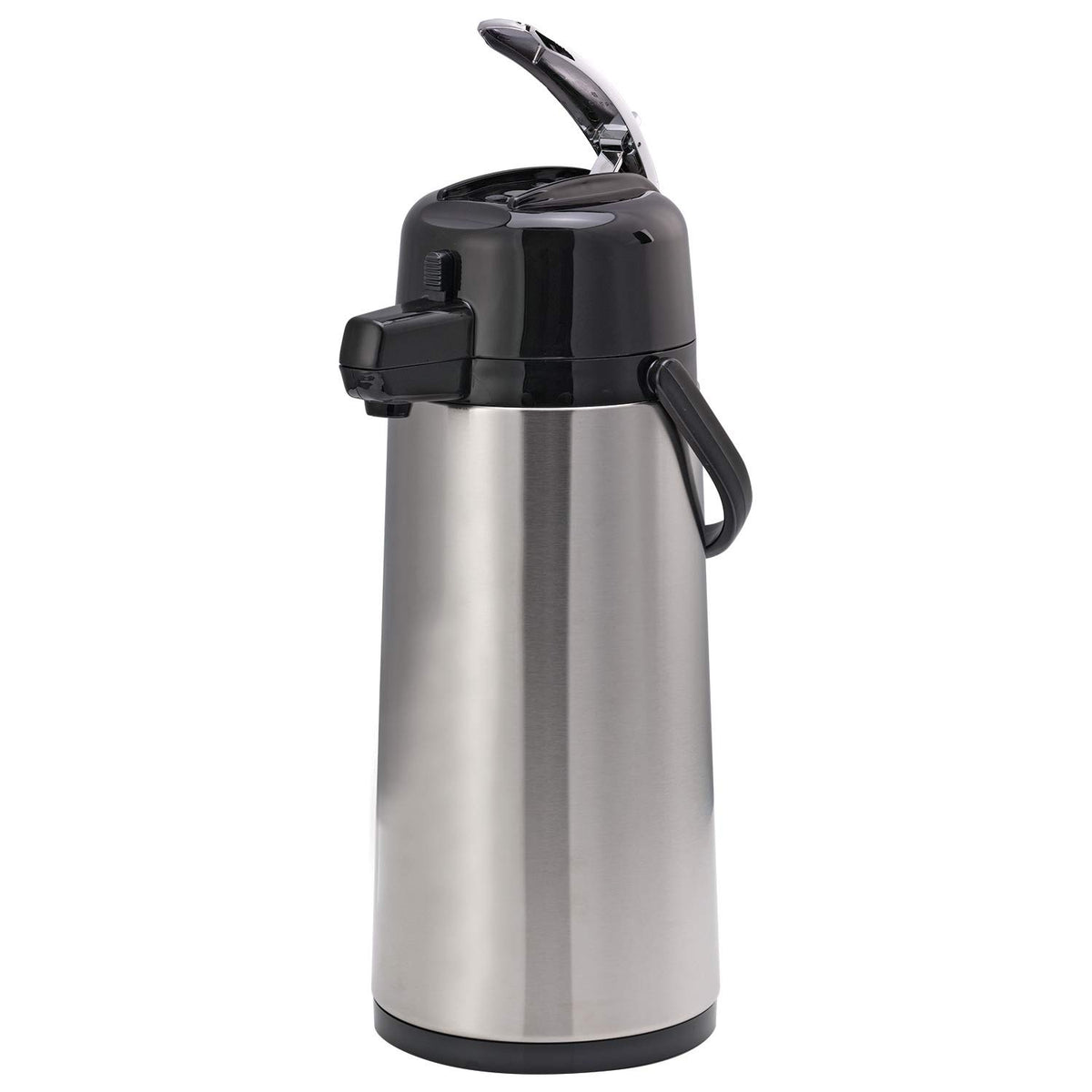 Eco-Air Airpot with Lever by Service Ideas – 74.4 Ounces, 2.2 liters, Stainless Steel, Brushed, Model ECAL22S