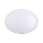 21" x 15" White Oval Heavy-Duty Melamine Plastic Serving Platter by Elite Global Solutions – 21" x 15", Melamine, White, Model M2115OV-W