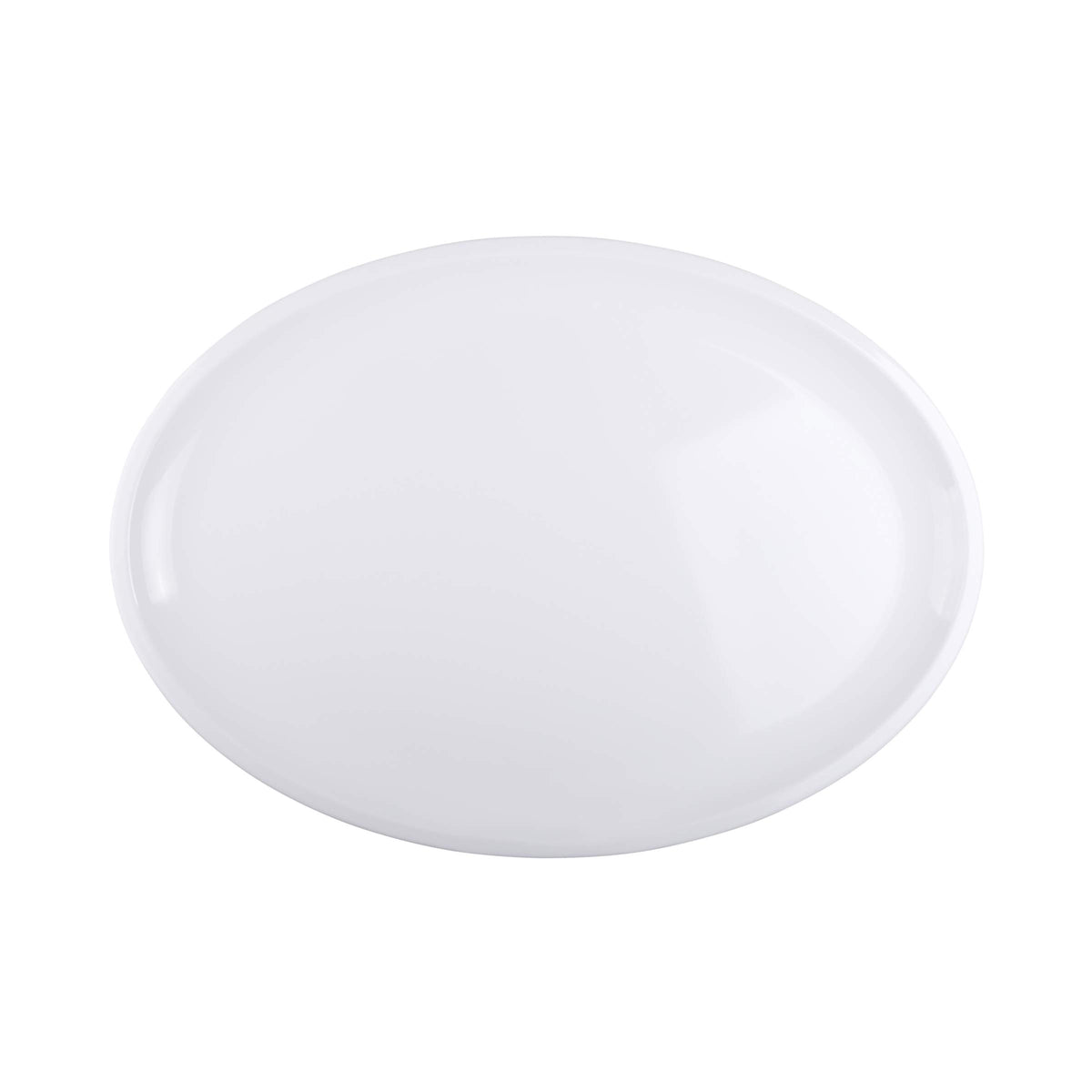 21" x 15" White Oval Heavy-Duty Melamine Plastic Serving Platter by Elite Global Solutions – 21" x 15", Melamine, White, Model M2115OV-W