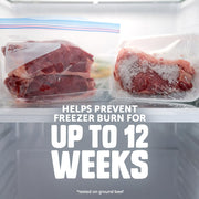 Half Gallon Food Storage Freezer Bags by Ziploc – Half Gallon, 1.89 liters, Pack of 9, Model 386241