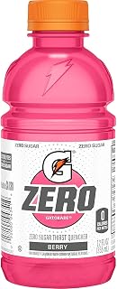 Gatorade Zero Sugar Thirst Quencher, Berry, 12 Ounce(Pack of 24)
