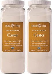 India Tree Superfine Caster Sugar,1.75 lb | NonGMO,Gluten-Free Premium Baking & Dessert Cane Sugar,(Pack of 2)