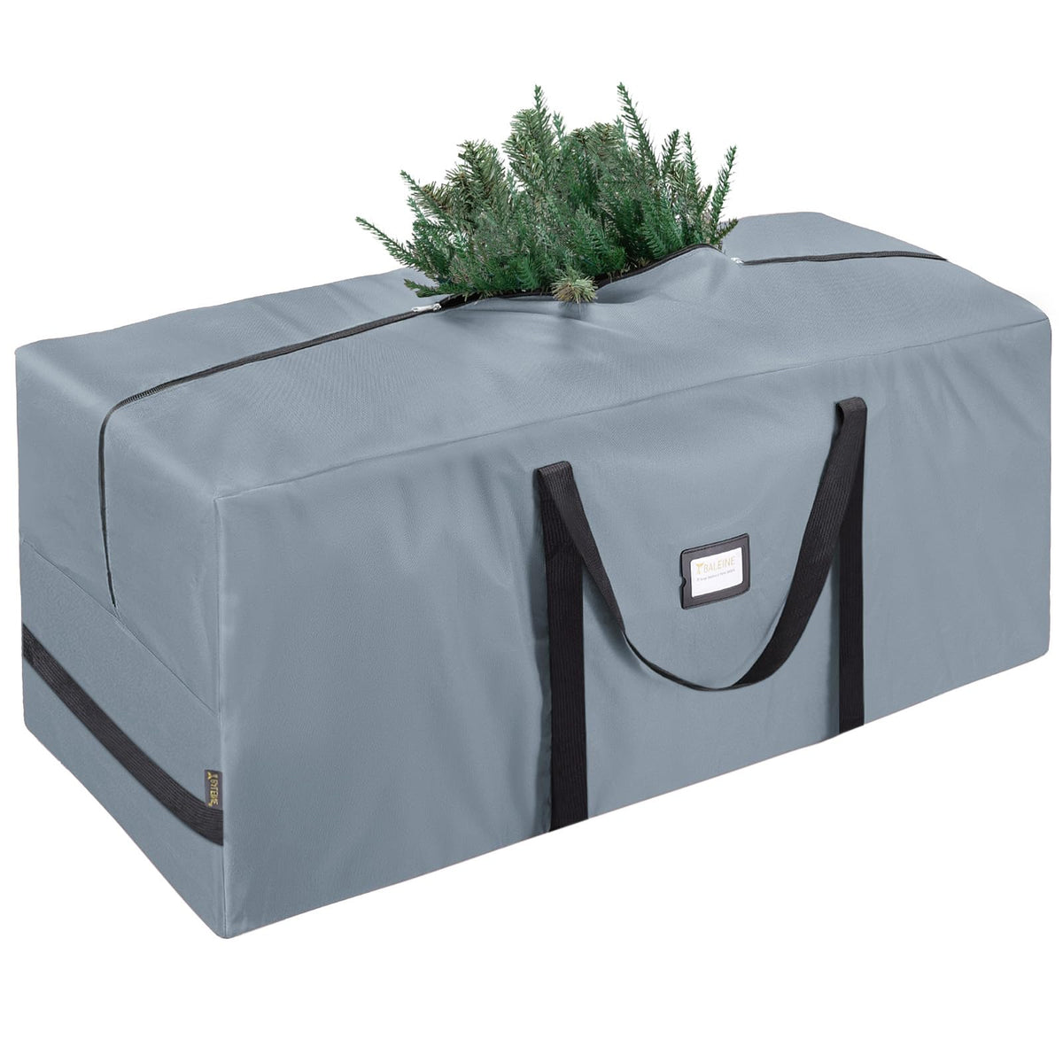 Baleine Christmas Tree Storage Bag, 900D Oxford Canvas, 7.5 Foot, Grey
