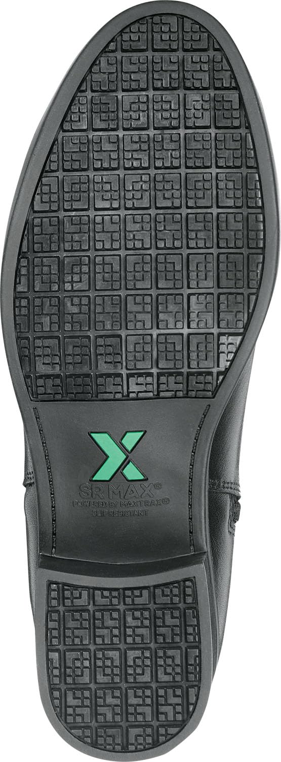 Womens Black Ramey MaxTrax Soft Toe SRO Side-Zip Dress Shoe 5.5 M by SR Max – 5.5, Black, Model SRM507