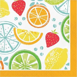 Creative Converting 369815 Napkin, 6.5", Multicolor