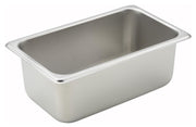 Winco 4" Deep / 1 / Stainless Steel Storage & Transport