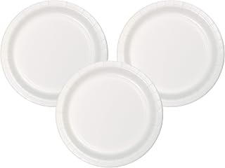 Creative Converting Bright White (White) Dessert Plates (24) (Pack of 3)
