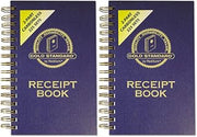 Rediform Money Receipt Book, Gold Standard, Two-Part Carbonless, 8.5 x 5.5, 3 per Page (8L829) - 2 Pack