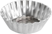 Fat Daddio's PMTH-25 Natural Aluminum Mini Tartlet Pan, 2.5 x 0.9 Inch, 20 count
