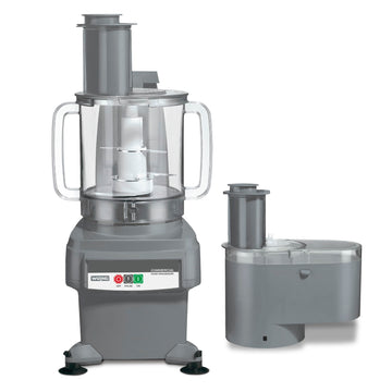 Heavy Duty Food Processor with 6 qt Capacity & Continuous Feed by Waring – 6-Quart, Plastic, Gray, Model FP2200