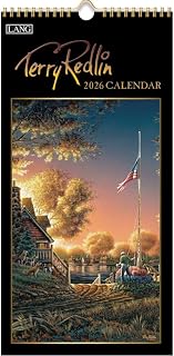 Lang, Terry Redlin 2026 Vertical Wall Calendar, 8'' X 15.8'', 12-Month Calendar with Stapled Binding