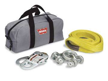 Utility Winch Rigging Accessory Kit with Storage Bag by WARN – 5, Plastic, black, Model 70792