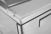 MPF8203 93" Pizza Prep Table Three Door Refrigerator 2 Year PARTS + LABOR / 5 Year Compressor WARRANTY by Atosa – 93", 26.0 cubic_feet, Model MPF8203GR