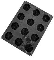 Pavoflex Silicone Baking Mold Freezing Mould by Pavoni – 2.95" Dia. x 1.77" H, 14.54 fluid_ounces, Silicone, Black, Model PX4388