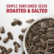 David Ranch,Salted / 5.25 Ounce (Pack of 2) / Tan, Black Sunflower Seeds