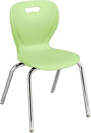 Learniture Shapes Series School Chair (18" H) Green Apple