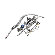 Stainless Steel 8" Pre-Rinse with EZ-Install Adapters by Fisher – 37.75"H, Stainless Steel, Model 52922
