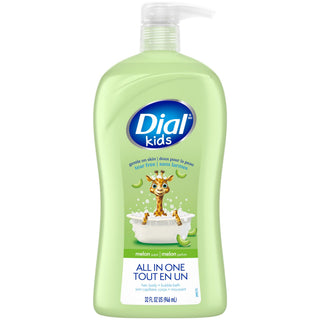 Kids All-in- Body Wash + Hair + Bubble Bath by Dial – 32 Fl Oz (Pack of 1), Orange