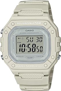 Casio Analog W-218HC-8AVEF, Multicoloured, W-218HC-8AVEF