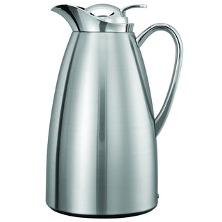Classy Carafe by Service Ideas – 34.2 Ounces, 1.01 liters, Stainless Steel, Brushed, Model CJZ1BS
