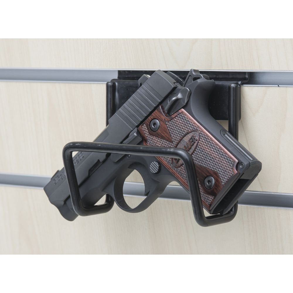 Slatwall Gun Holder Display 4" by Retail Resource – Model 23-214BL
