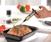 Marinade Injector BBQ by GEFU – One Size, 40 milliliters, Plastic, Black, Model 89162