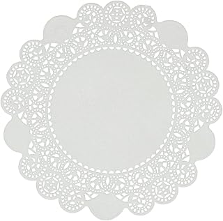 AmerCareRoyal lace doilies, round, 5", white, 10,000/carton