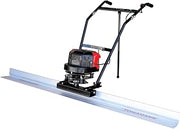 Tomahawk Power Screed Battery Powered 36V 5Ah Concrete Finishing Tool with Xft Aluminum Blade Bull Float Board (4ft Bundle)