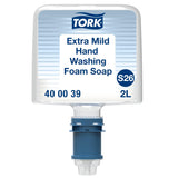 Essity Mild Foam Soap S by Tork – 1 Count (Pack of 2), Clear, Pack of 2, Model 400039