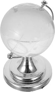 Holibanna Mini World Globe for Office Use for Desk Décor Desk Décor Office Use Sturdy Placement with Stand Rotatable Glass Ball Sphere and Interactive Learning Educational Ornament