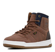 Kid's Daybreaker High-Top Retro Sneaker by Lee – British Tan/Chocolate, Model GP00057-2516