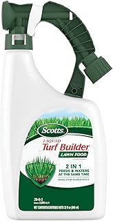 Scotts Liquid Turf Builder Lawn Food, 2,000 sq. ft. | Feeds and Waters Lawn at Same Time
