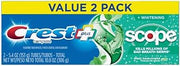 Crest Toothpaste 5.4 Ounce Plus Scope Value Pk 2 Minty Fresh (Pack of 3)