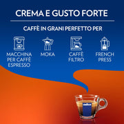 Espresso Crema e Gusto 1000g Whole Beans by Lavazza – 35.27 Ounce (Pack of 1)