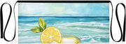 Lemon Drink Waist Apron with 3 Pockets Waiter Server Short Aprons 25.2x11.8 Inch Stain Resistant Apron for Kitchen Garden Restaurant 1 Pack